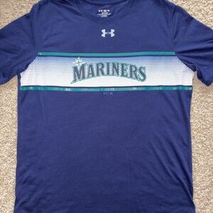 Under Armor Men's Navy Mariners Short Sleeve Tee